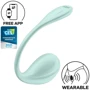 Віброяйце Satisfyer Smooth Petal Connect App Mint: Діаметр, см 3.9