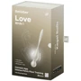 Вагинальные шарики с вибрацией Satisfyer Love Birds 1 Connect App White: Особенности Соединены между собой, Влагозащищенные