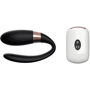Вібромасажер для пар з пультом дистанційного керування - Boss Series V-Vibe Black USB 7 Function, BS6200003 фото 8