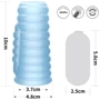 Насадка на член LoveToy Vibrating Wave Knights Ring Blue: Наличие вибрации Есть