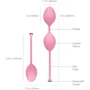 Frisky Pleasure Balls Set - комплект вагинальных шариков: Особенности Соединены между собой, Смещенный центр тяжести