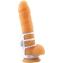 Насадка на член Chisa Get Lock Vibrating Cock Cage Clear: Особливості С пупырышками, С кольцом на мошонку