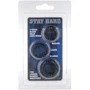 Набір із 3 шт ерекційних кілець Toy Joy STAY HARD - Three Rings BLACK (35500-BLACK): Виробник Toy Joy