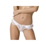 Трусики в горошек, с рюшами и шнуровкой Fatin Thong white XXL/XXXL - Passion