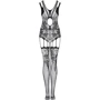Бодистокинг Obsessive Bodystocking F239 black S/M/L: Применение На тело