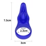 Эрекционное виброкольцо LoveToy Power Clit Cockring, Blue: Цвет синий