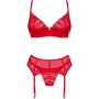 Комплект Obsessive Ingridia 3-pcs set XL/2XL: Материал Полиамид