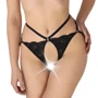 Сексуальні трусики з доступом Art of Sex - Lulu, L-2XL (чорний): Вид Трусы