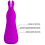 Вибратор Pretty Love Nakki Rabbit Massager Purple: Назначение Клиторальные