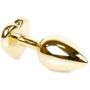 Анальная пробка Boss Series - Jewellery Gold Heart PLUG Dark Blue S (BS6400041) фото 7