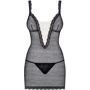Облегающая эротическая сорочка Obsessive 811-CHE-1, S/M фото 3