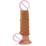 Насадка Pleasure X-Tender Penis Sleeve Flesh Add 2", Brown: Призначення Для подовження