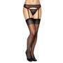 Чулки под пояс SoftLine Stockings Вlack, 2 (5519)