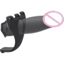 Страпон с вибрацией Doc Johnson Body Extensions Be Rique, 20х5 см: Наличие вибрации Есть