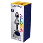 Анальная пробка Wooomy Lollypop Double Ball Metal Plug Blue S: Наличие вибрации Нет
