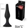 Анальная пробка на присоске MAI Attraction Toys №34 Black: Тип Анальные пробки