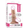 Вибратор LoveToy The Ultra Soft Dude Vibrating Flesh 7.5": Длина, см 18.5