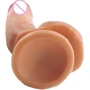 Фаллоимитатор TLC Adam's PleasureSkin Cock, 19,68х5.3 см: Длина проникновения, см 16.5