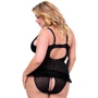 Комплект SoftLine - Adel, корсет + стринги, XL (black): Вид Комплекты