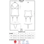 Эротический корсет с кружевом Obsessive 828-COR-1, L/XL фото 5