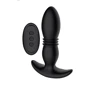 Анальная пробка с вибрацией и толчками Chisa Beast in Black Pinpoint Probe