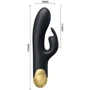 Вибратор с клиторальной стимуляцией Pretty Love Double Pleasure, BI-014626: Назначение Клиторальные