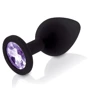 Набір анальних пробок з кристалом Rianne S: Booty Plug Set Black: Особливості водонепроникні
