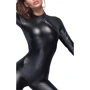 Комбінезон Noir Handmade F162 Powerwetlook overall with leash and two-way zipper Black, 3XL: Декор Молния