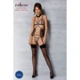 Корсет с открытой грудью Passion DOMINICA CORSET Вeige L/XL (стринги в наборе): Материал Вискоза