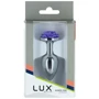 Анальная пробка Lux Active Rose Anal Plug Purple: Материал Медицинский металл