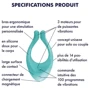 Вибратор для пар Satisfyer Endless Love Turquoise: Назначение Тройные