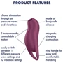 Вакуумний кліторальний стимулятор із вібрацією Satisfyer Pocket Pro 1 Purple: Для кого Для жінок