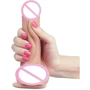 Фаллоимитатор LoveToy Sliding-Skin Dual Layer Dong 7" Flesh: Мошонка Есть
