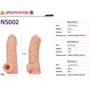 Насадка на член Kokos Nude Sleeve NS 002 M: Назначение Для утолщения