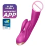 Смарт вібратор кролик із подвійним відростком Satisfyer Double Flex Violet