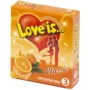Ароматизовані презервативи Love... апельсин, 3 шт