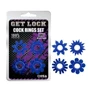 Набор колец Cock Rings Set blue, 291004