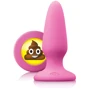 NS Novelties Mojis Plug #SHT Medium - средняя анальная пробка, 8x3.7 см, розовый