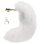 Анальная пробка LOCKINK Sevanda White Fox-Tail Anal Rose-shape Plug: Для кого Унисекс