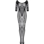 Бодістокінг Obsessive Bodystocking G329 black XL/XXL: Фасон Бесшовные