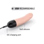 Вібратор Dorcel Real Vibration S Flesh 2.0: Довжина, см 16