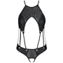 Боди с открытым доступом Passion TASMINA BODY black S/M: Применение На тело