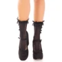 Ажурні шкарпетки з рюшами Leg Avenue Mini Bow Lace Anklet Black: Вид Носки