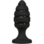 Анальный плаг со спиральным каналом Doc Johnson Platinum Premium Silicone - The Blast - Black