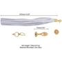Анальная пробка LOCKINK Sevanda White Pony-Tail Anal Pear-shape Plug: Для кого Унисекс