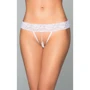 Жіночі стрінги G-String 2482, S/M (білий)