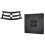 Портупея Bijoux Indiscrets MAZE - Wide Belt and Restraints Black: Візерунок Однотонний