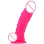 Цветной фаллоимитатор на присоске Coloursoft Soft Dildo, 13х4 см, розовый: Тип Реалистичные