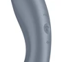 Вакуумний стимулятор із вібрацією Satisfyer Curvy Trinity 1 Bluegrey: Тип і форма Двусторонние