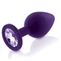 Набор анальных пробок с кристаллом Rianne S: Booty Plug Set Purple фото 6